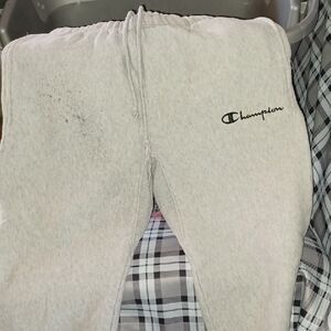 Great Cond Champion Gray Sweatpants sm/unisex